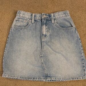 Old Navy Light Blue Denim Skirt